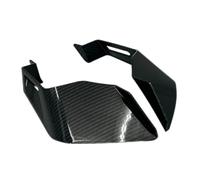 Universelles Moto Ailettes Fixes Carénage Ailettes Carénage Moto Kit d'ailes Aérodynamiques(Carbon Fibre Look)