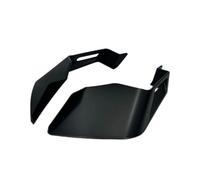 Universelles Moto Ailettes Fixes Carénage Ailettes Carénage Moto Kit d'ailes Aérodynamiques(Matte Black)