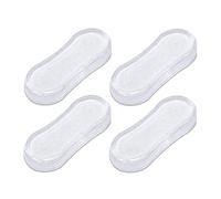 Universels Pare-chocs De Siège De Toilette, 4 Pièces Patins Pour Abattant WC, Tampon Abattant WC Avec Adhésif Fort Kit De Tampon Abattant WC Pour Familles, Hôtels, Toilettes Scolaires