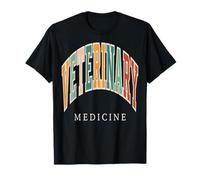 Université collégiale rétro de médecine vétérinaire T-Shirt
