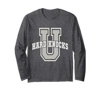Université de Hard Knocks Life College Affirmation Varsity Manche Longue