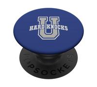 Université de Hard Knocks Life College Affirmation Varsity PopSockets PopGrip Adhésif