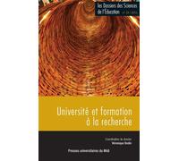Université et formation à la recherche - Jacques Fijalkow - Presses Universitaires Du Midi - broché - Revue