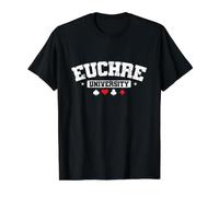 Université Euchre T-Shirt Graphique avec Valeur