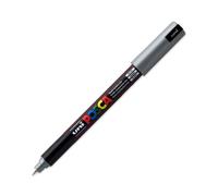 UNI-BALL Marqueur Pte calibrée extra-fine POSCA PC1MR 0,7mm Argent