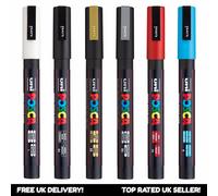 Université Posca PC-3M Peinture Stylo Art Marqueur - Set Le 6 Couleurs