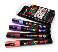 Université Posca PC-5M Art Marqueur Peinture Stylo Crépuscule Tons Set 4 IN