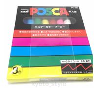 Posca Marqueurs PC-3M8C Set de 8, pointe conique fine 0,9-1,3 mm, couleurs assorties