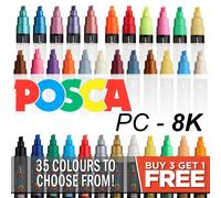 Université posca Peinture Stylos Art Marqueurs - PC-1M PC-1MR PC-3M PC-5M PC-8K