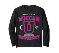 Université Wiccan Hex The Patriarchy Vintage Witch Varsity Manche Longue