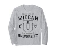 Université Wiccan Hex The Patriarchy Vintage Witch Varsity Manche Longue