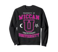 Université Wiccan Hex The Patriarchy Vintage Witch Varsity Sweatshirt