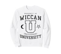 Université Wiccan Hex The Patriarchy Vintage Witch Varsity Sweatshirt