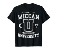 Université Wiccan Hex The Patriarchy Vintage Witch Varsity T-Shirt