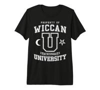 Université Wiccan Hex The Patriarchy Vintage Witch Varsity T-Shirt Haut de Gamme