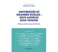 Universités et grandes écoles : deux modèles sous tension Manuel de bon gouvernement - Robert Gary-Bobo - Hermann - broché - Essai