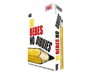 University Games- Drácula Jeu de Table, 01383, Si Vous Ne Buvez Pas, Dessinez, único