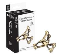 University Games Hanayama Level 6 Cast Metal Brain Teaser Puzzle - Trinity