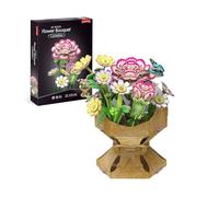 University Games Puzzle de fleurs 3D Bouquet d'œillets