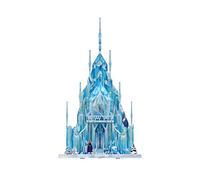 University Games- Disney Frozen Ice Palace Puzzle 3D, U08551, Blanc/Bleu