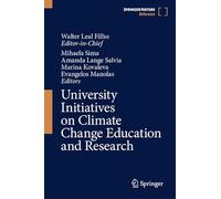 University Initiatives on Climate Change Education and Research