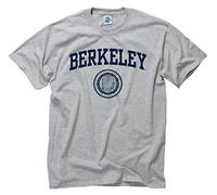 University of California Berkeley Arch & Seal T-shirt pour homme Bleu marine - Gris - Medium