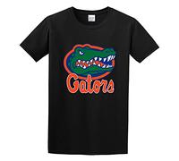 University of Florida Florida Gator Men T-Shirt Graphic Mens Cotton Casual Black Tee Shirt M