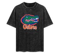 University of Florida Florida Gator Men's T-Shirt Unisex Black Cotton Print Tee Shirts 3XL