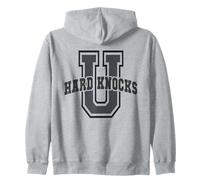 University of Hard Knocks Life Funny College My Cheerleading Sweat à Capuche
