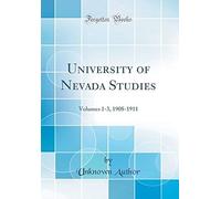 University Of Nevada Studies