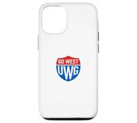 University of West Georgia UWG Wolves Go West Shield Logo Coque pour iPhone 12/12 Pro