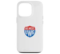 University of West Georgia UWG Wolves Go West Shield Logo Coque pour iPhone 13 Pro