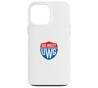 University of West Georgia UWG Wolves Go West Shield Logo Coque pour iPhone 13 Pro Max