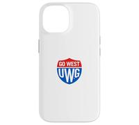 University of West Georgia UWG Wolves Go West Shield Logo Coque pour iPhone 14