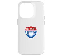 University of West Georgia UWG Wolves Go West Shield Logo Coque pour iPhone 14 Pro