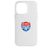 University of West Georgia UWG Wolves Go West Shield Logo Coque pour iPhone 14 Pro Max