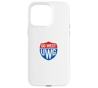 University of West Georgia UWG Wolves Go West Shield Logo Coque pour iPhone 15 Pro Max