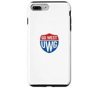 University of West Georgia UWG Wolves Go West Shield Logo Coque pour iPhone 7 Plus/8 Plus