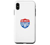 University of West Georgia UWG Wolves Go West Shield Logo Coque pour iPhone XS Max