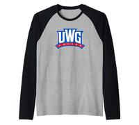 University of West Georgia UWG Wolves Logo - Steve State Manche Raglan
