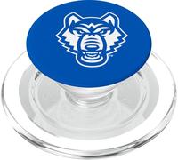University of West Georgia UWG Wolves Wolf Head Logo PopSockets PopGrip pour MagSafe