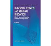 University Research And Regional Innovation
