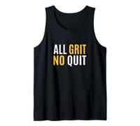 University Varsity-Gold All Grit - No Quit Yellow Débardeur