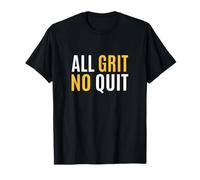 University Varsity-Gold All Grit - No Quit Yellow T-Shirt