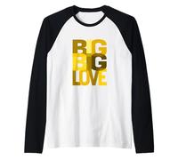 University Varsity-Gold Big-Big-Love Varsity-Gold Manche Raglan