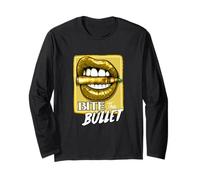 University Varsity-Gold Bite The Bullet Yellow Manche Longue