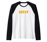 University Varsity-Gold Break The Mold Jaune Manche Raglan