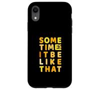 University Varsity-Gold, ce sera comme ça, bien que jaune Coque pour iPhone XR