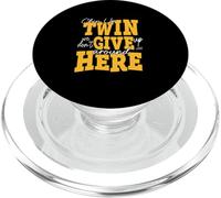 University Varsity-Gold Chin Up Twin Jaune PopSockets PopGrip pour MagSafe