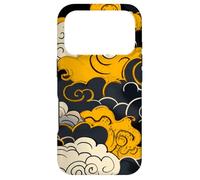 University Varsity-Gold Cloud View Varsity-Gold Yellow Coque pour iPhone 17 Pro